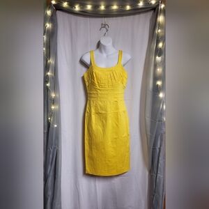 Calvin Klein Dress, Sz 4, Yellow